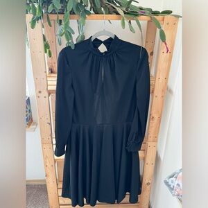 Goth witch black dress vintage  size medium 6 to 8